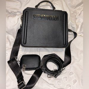 STEVE MADDEN EVELYN BAG BLACK